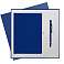 Подарочный набор Portobello/Sky синий (Ежедневник недат А5, Ручка) беж. ложемент