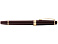 Ручка перьевая Bailey Light Polished Green Resin and Gold Tone, перо F