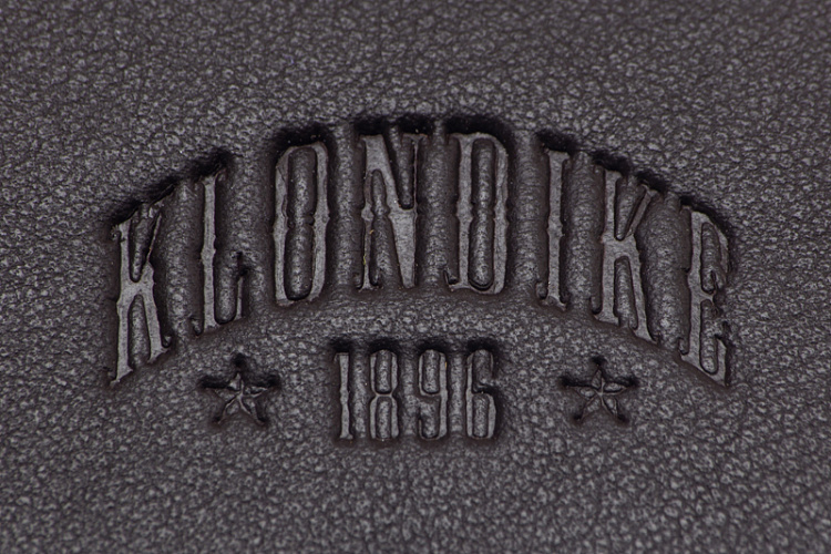 Визитница KLONDIKE Claim, натуральная кожа в коричневом цвете, 8 х 1,5 х 10,5 см
