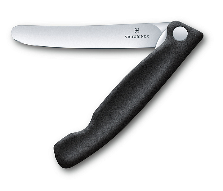 Нож для овощей VICTORINOX SwissClassic, складной, 11 см, чёрный