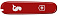 Передняя накладка для ножей VICTORINOX Fisherman и Angler 91 мм, пластиковая, красная
