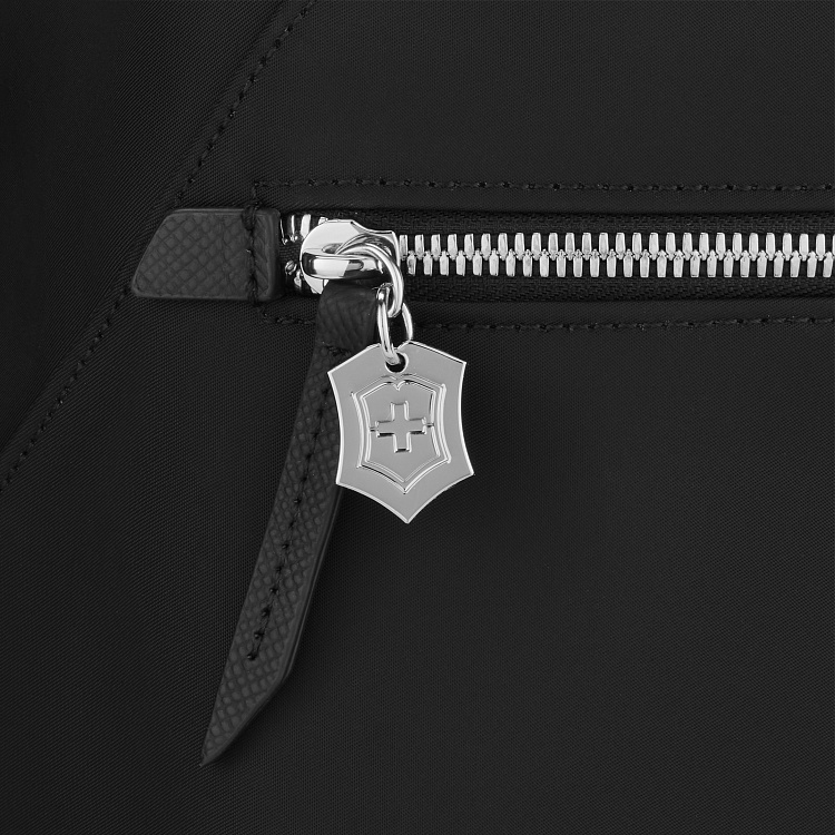 Сумка VICTORINOX Victoria Signature Tote, черная, нейлон/кожа, 51x15x30 см, 19 л