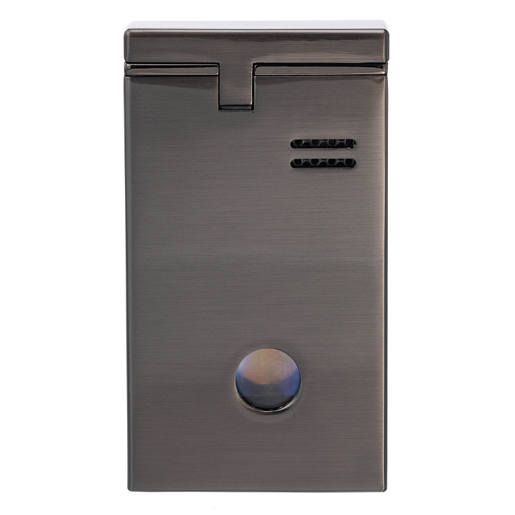 Зажигалка S.Quire газовая, турбо, двойное пламя, графит