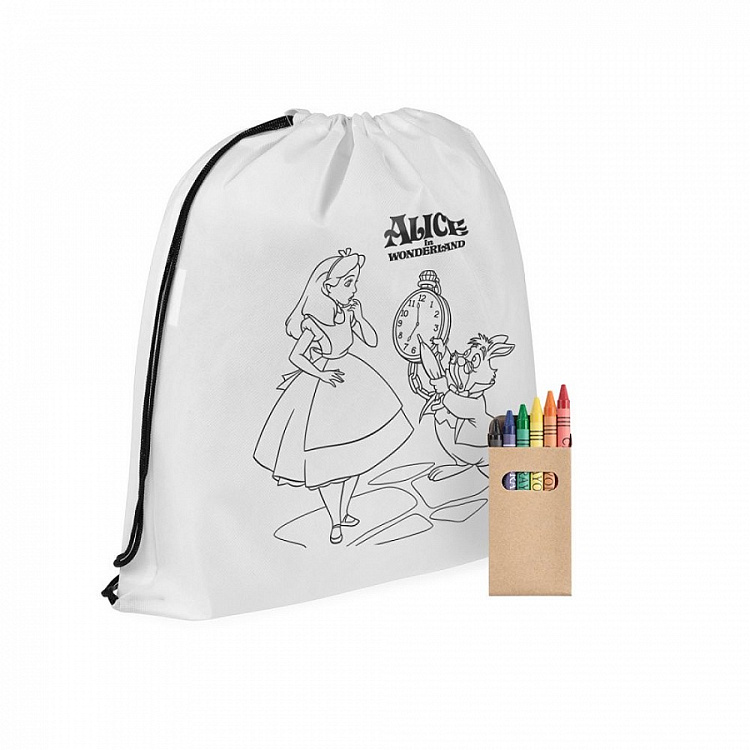 Рюкзак-раскраска с мелками «Алиса в стране чудес»