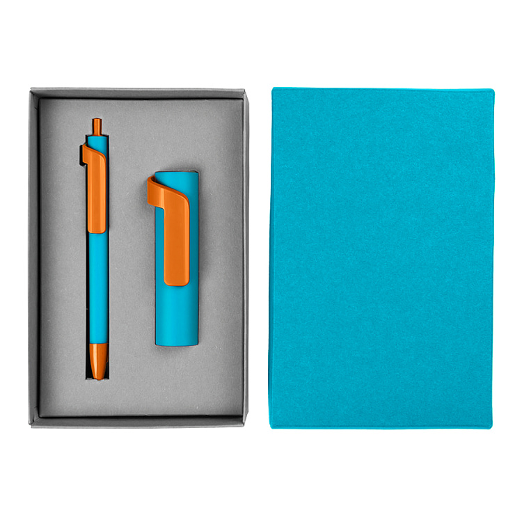 Набор подарочный FORTE SET FANTASY: Универсальный аккумулятор (3000мАh) и ручка