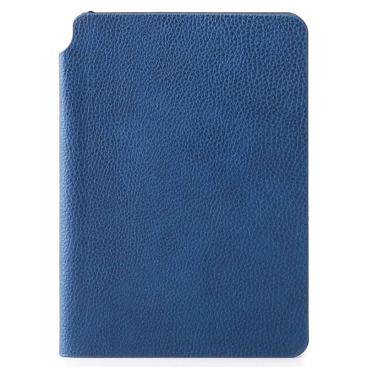 Ежедневник недатированный SALLY, A6, голубой, кремовый блок в линейку