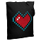 Холщовая сумка Pixel Heart
