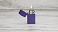 Зажигалка ZIPPO Slim® с покрытием Purple Matte, латунь/сталь, фиолетовая, матовая, 29x10x60 мм