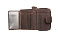 Бумажник женский KLONDIKE «Wendy», натуральная кожа в темно-коричневом цвете, 10 х 13,5 см