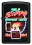Зажигалка ZIPPO Classic с покрытием Black Matte, латунь/сталь, черная, матовая, 38x13x57 мм