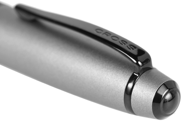 Шариковая ручка Cross Bailey Matte Grey Lacquer. Цвет - серый.