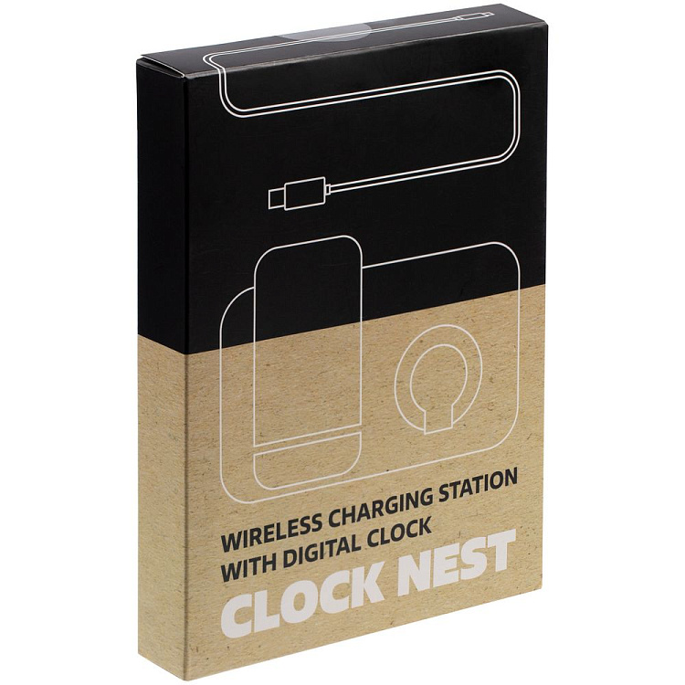 Зарядная станция с будильником Clock Nest