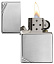 Зажигалка ZIPPO Vintage™с покрытием High Polish Chrome, латунь/сталь, серебристая, 38x13x57 мм