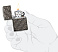 Зажигалка ZIPPO Armor™ с покрытием High Polish Black Ice®, латунь/сталь, чёрная, 38x13x57 мм
