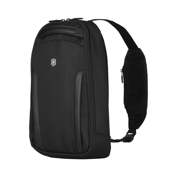 Рюкзак на одно плечо VICTORINOX Altmont Professional Tablet Sling, чёрный, полиэфирная ткань, 24x10x39 см, 8 л