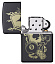 Зажигалка ZIPPO Gambling Design с покрытием Black Matte, латунь/сталь, чёрная, матовая, 38x13x57 мм