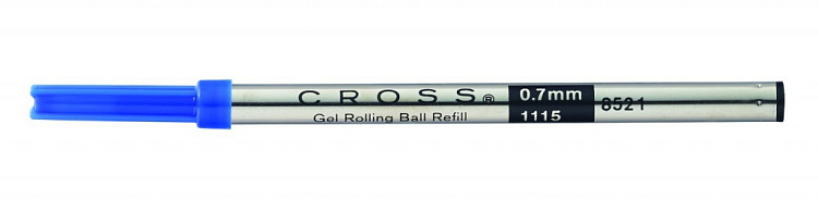 Стержень Cross для ручки-роллера стандартный, средний, синий; блистер
