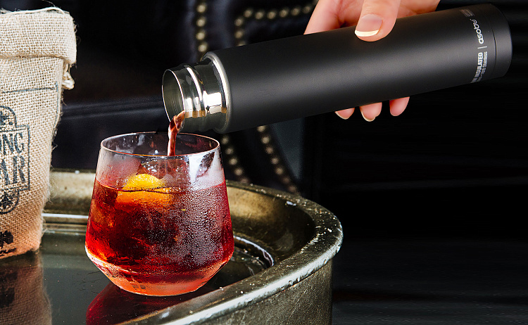 Термос SKINNY MINI, 230 мл, черный