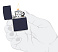 Зажигалка ZIPPO Classic с покрытием Navy Matte, латунь/сталь, синяя, матовая, 38x13x57 мм