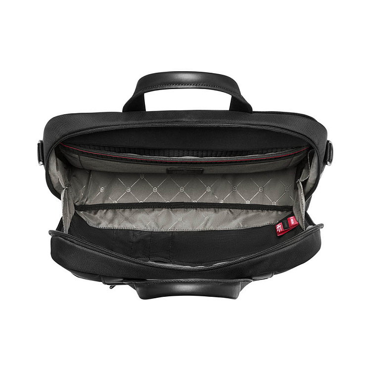 Портфель VICTORINOX Architecture Urban2 Briefcase 15'', черный, полиэстер/кожа, 42x13x31 см, 16 л