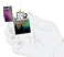 Зажигалка ZIPPO Colorful Sky с покрытием 540 Tumbled Chrome, латунь/сталь, разноцветная, 38x13x57 мм