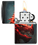 Зажигалка ZIPPO Dragon Design с покрытием 540 Matte, латунь/сталь, черная, 38x13x57 мм