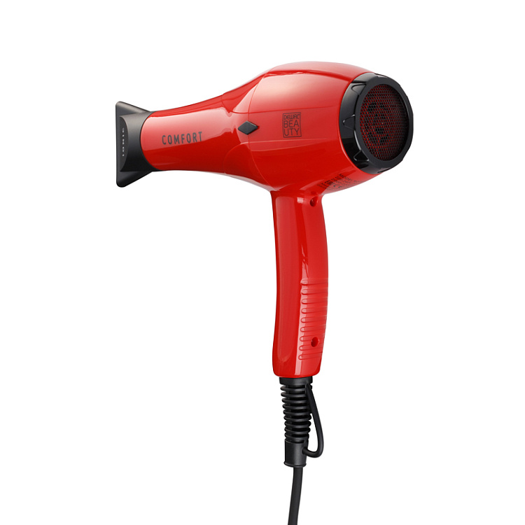 Фен DEWAL BEAUTY Comfort Red, красный, 2200 Вт, 1 насадка