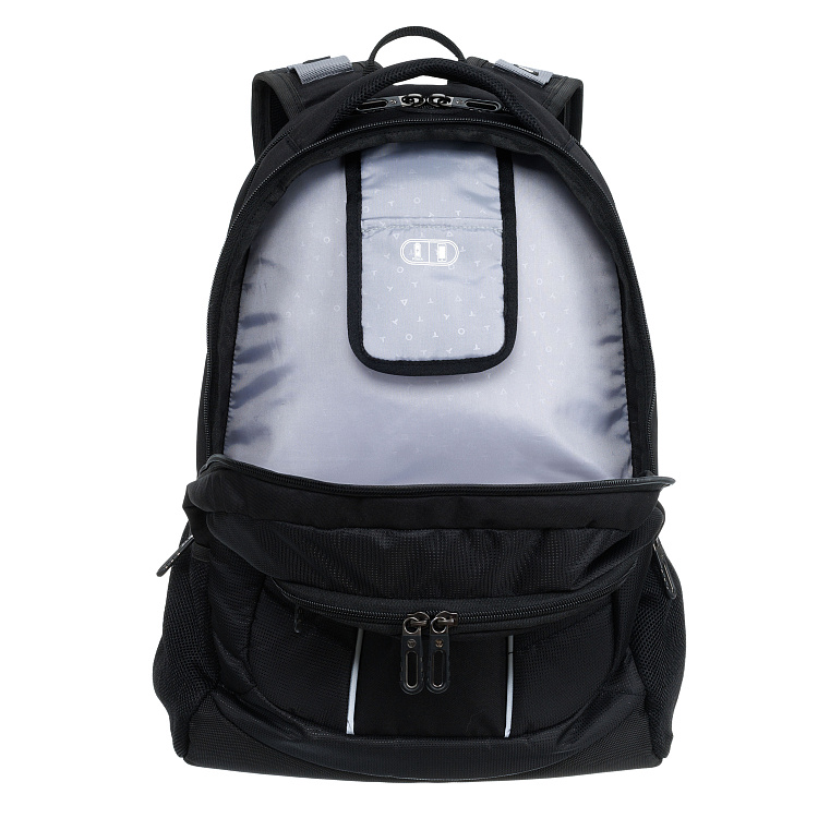 Рюкзак TORBER XPLOR с отделением для ноутбука 15", чёрный, полиэстер 600D, 35x20x47 см, 33л