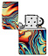 Зажигалка ZIPPO Swirl с покрытием Glow In The Dark Green, латунь/сталь, разноцветная, 38x13x57 мм