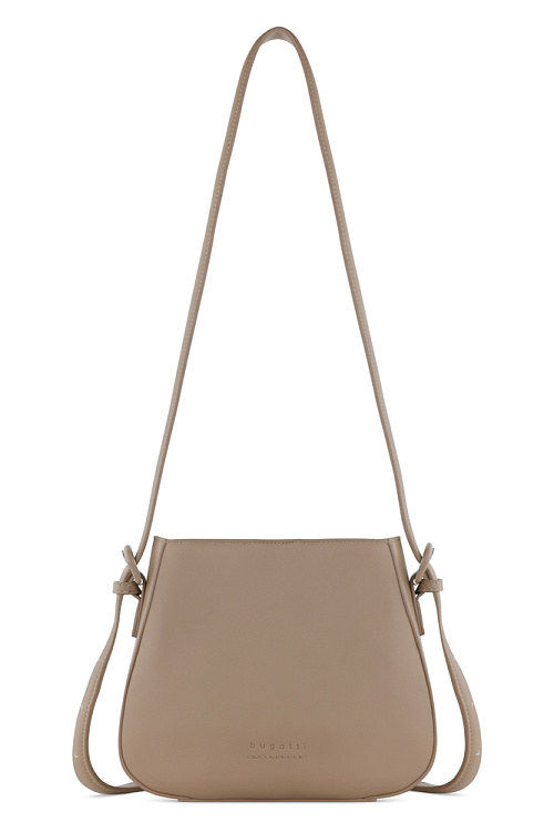 Сумка женская наплечная BUGATTI Luna, пудровая, полиуретан, 23 x 7,5 x 19,5 см