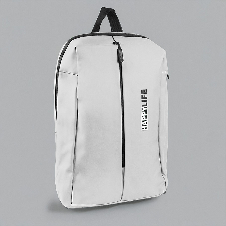 Рюкзак водостойкий "Go", белый, 41 х 29 х15,5 см, 100% полиуретан