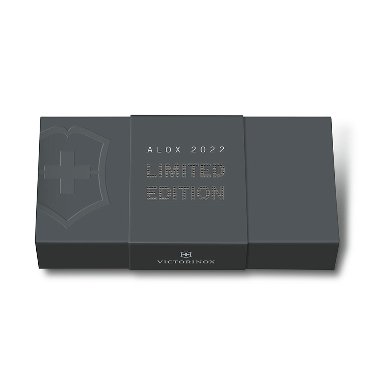 Нож-брелок VICTORINOX Classic Alox LE 2022, 58 мм, 5 функций, алюминиевая рукоять, серый