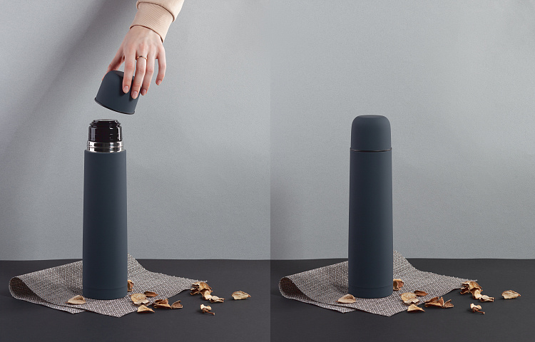 Термос "Родос", покрытие soft touch, 1 л.