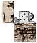 Зажигалка ZIPPO Western Design с покрытием 540 Matte, латунь/сталь, белая, 38x13x57 мм
