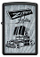 Зажигалка ZIPPO Car Design с покрытием Black Matte, латунь/сталь, черная, 38x13x57 мм