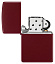 Зажигалка ZIPPO Classic с покрытием Merlot, латунь/сталь, бордовая, глянцевая, 38x13x57 мм