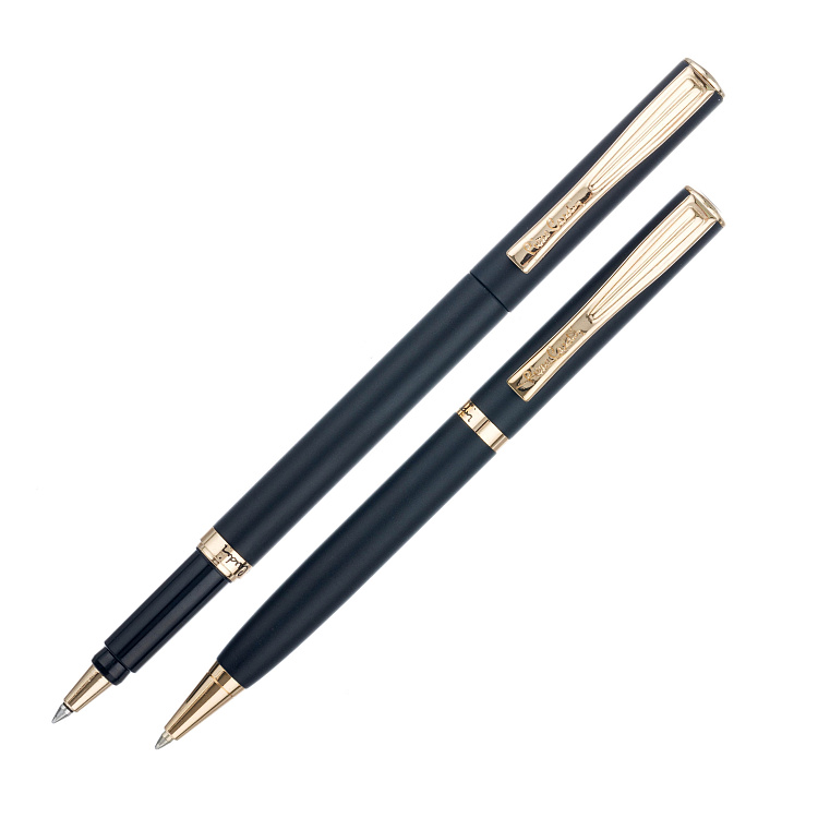 Набор Pierre Cardin PEN&PEN: ручка шариковая+роллер. Цвет - черный. Упаковка Е или E-1