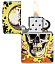 Зажигалка ZIPPO Skull Design с покрытием Glow In The Dark Green,латунь/сталь,разноцветная38x13x57 мм