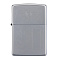 Зажигалка ZIPPO с покрытием Satin Chrome, латунь/сталь, серебристая, матовая, 38x13x57 мм