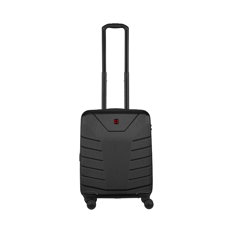 Чемодан WENGER Pegasus, чёрный, поликарбонат+АБС-пластик, малый, 40х54х20 см, 39 л