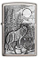 Зажигалка ZIPPO Timberwolves с покрытием Brushed Chrome,латунь/сталь,серебристая,матовая, 38x13x57мм