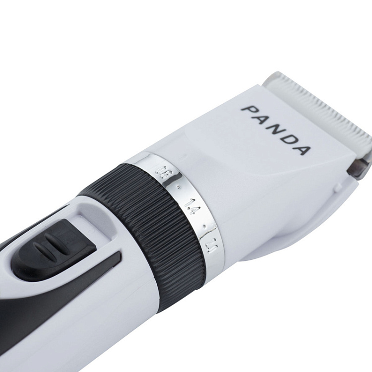 Машинка для стрижки волос DEWAL BEAUTY Panda White, белая, 0.8 - 2.0мм