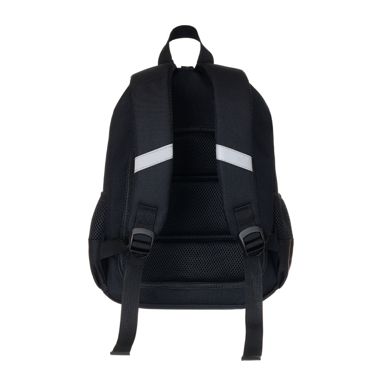 Рюкзак TORBER CLASS X Mini, чёрный/жёлтый с орнаментом, полиэстер 900D + Мешок для обуви в подарок