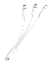 Кабель USB 2.0 - 3-в-1, microUSB/lightning/typeC, 0.2м, 2.1A, OLMIO,