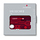 Швейцарская карточка VICTORINOX SwissCard Lite, 13 функций, полупрозрачная красная