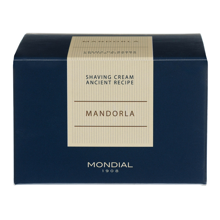 Крем для бритья Mondial "MANDORLA" с ароматом миндаля, пластиковая чаша, 150 мл