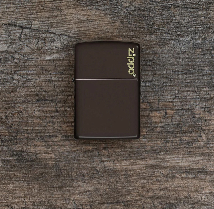 Зажигалка ZIPPO Classic с покрытием Brown Matte, латунь/сталь, коричневая, матовая, 38x13x57 мм