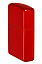 Зажигалка ZIPPO Classic с покрытием Metallic Red, латунь/сталь, красная, матовая, 38x13x57 мм
