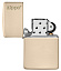 Зажигалка ZIPPO Classic с покрытием Flat Sand, латунь/сталь, бежевая, глянцевая, 38x13x57 мм