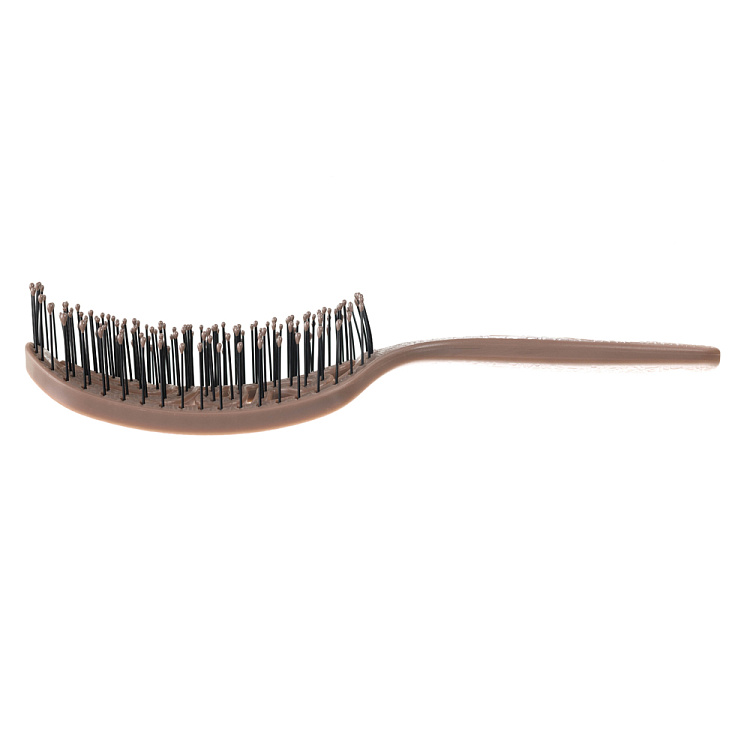 Щетка Dewal Beauty серия "Friendly", с нейлоновым штифтом, форма прямоугольная,большая